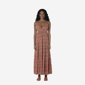 Havaianas Animal Print Long Women's Dress | VESTBZ-158