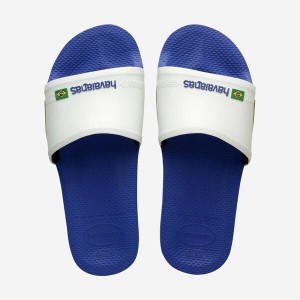 Havaianas Brasil 2021 Men's Slides | SKEQRY-806