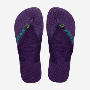 Havaianas Brasil Layers Men's Flip Flops | ETVQAP-708