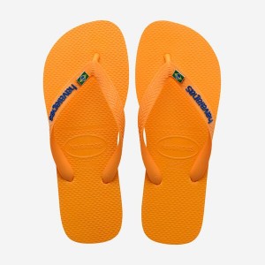 Havaianas Brasil Layers Men's Flip Flops | WJHYGS-347