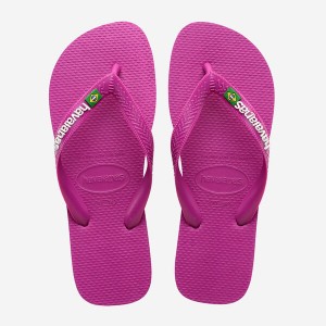 Havaianas Brasil Logo Men's Flip Flops | HTDJGZ-548