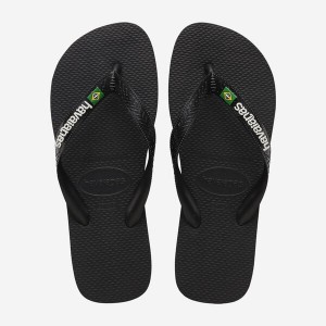 Havaianas Brasil Logo Men's Flip Flops | UJNRBC-137