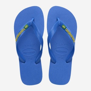 Havaianas Brasil Logo Neon Men's Flip Flops | CVBHKO-921