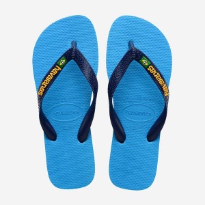 Havaianas Brasil Logo Women's Flip Flops | ZDVKGH-071