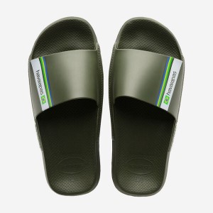 Havaianas Brasil Men's Slides | KOEWDQ-192