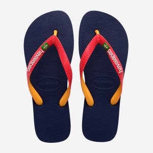 Havaianas Brasil Mix Men's Flip Flops | OVMCNE-140