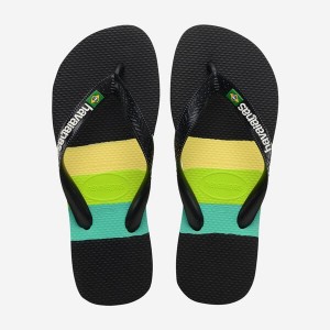 Havaianas Brasil Tech Men's Flip Flops | DAGZVK-175