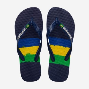 Havaianas Brasil Tech Men's Flip Flops | FPHCNQ-724