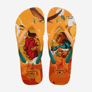 Havaianas Favela Creations Men's Flip Flops | THRXUG-957