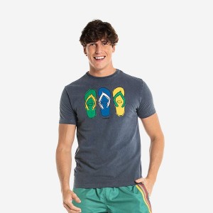 Havaianas Ff Collage Men's T Shirts | SVPYWI-638