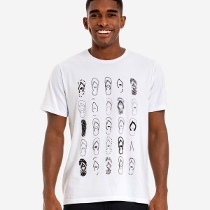 Havaianas Ff Wall Men's T Shirts | UPTNQH-759