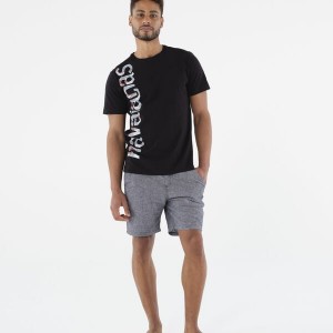 Havaianas Logomania Camu Men's T Shirts | NBPCJQ-782