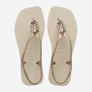 Havaianas Luna Squared Luxury Women's Sandals | UZTVXH-653