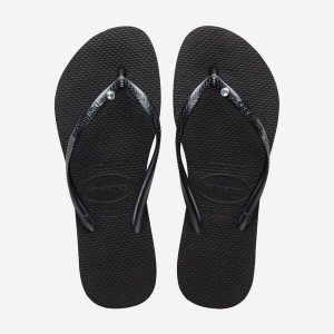 Havaianas Slim Crystal Sw II Women's Flip Flops | WUKVQM-280