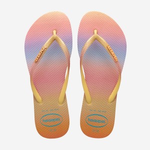 Havaianas Slim Gradient Sunset Women's Flip Flops | HUTMAC-870