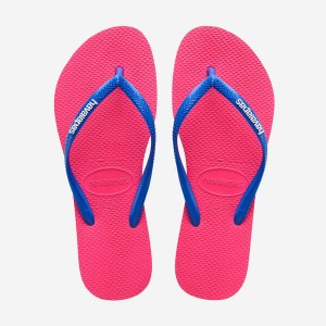 Havaianas Slim Logo Women's Flip Flops | RLQACD-123