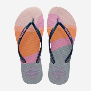 Havaianas Slim Palette Glow Women's Flip Flops | BJLZPY-270