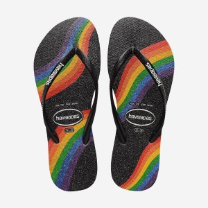 Havaianas Slim Pride Women's Flip Flops | OLWMSC-961