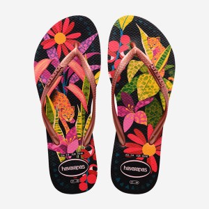 Havaianas Slim Tropical Women's Flip Flops | SVIUXL-624