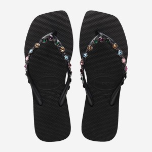 Havaianas Square Luxury Women's Flip Flops | QACOEM-641