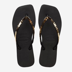 Havaianas Square Magic Sequin Women's Flip Flops | NCRKXU-693