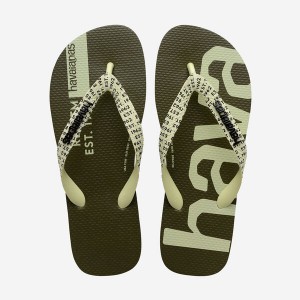 Havaianas Top Logomania Mid Tech Men's Flip Flops | KZSQAX-904