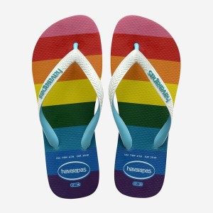 Havaianas Top Pride Allover Men's Flip Flops | KAQVZL-325