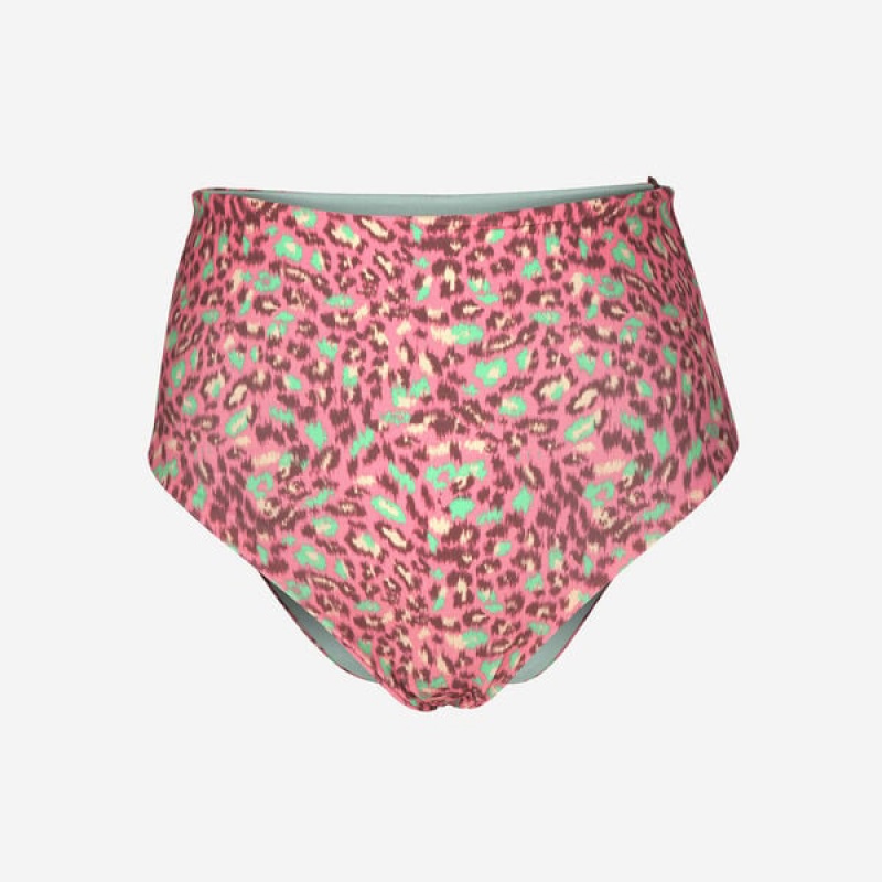 Havaianas Animal Print High Waist Women's Bikini Bottoms | PNWZGB-078