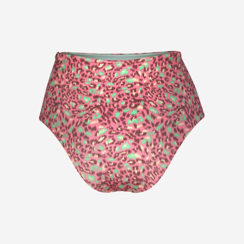 Havaianas Animal Print High Waist Women's Bikini Bottoms | PNWZGB-078