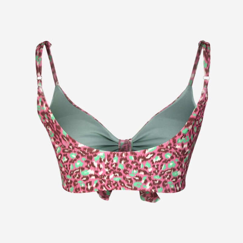 Havaianas Animal Print Scoop Women's Bikini Tops | TWAXNQ-438