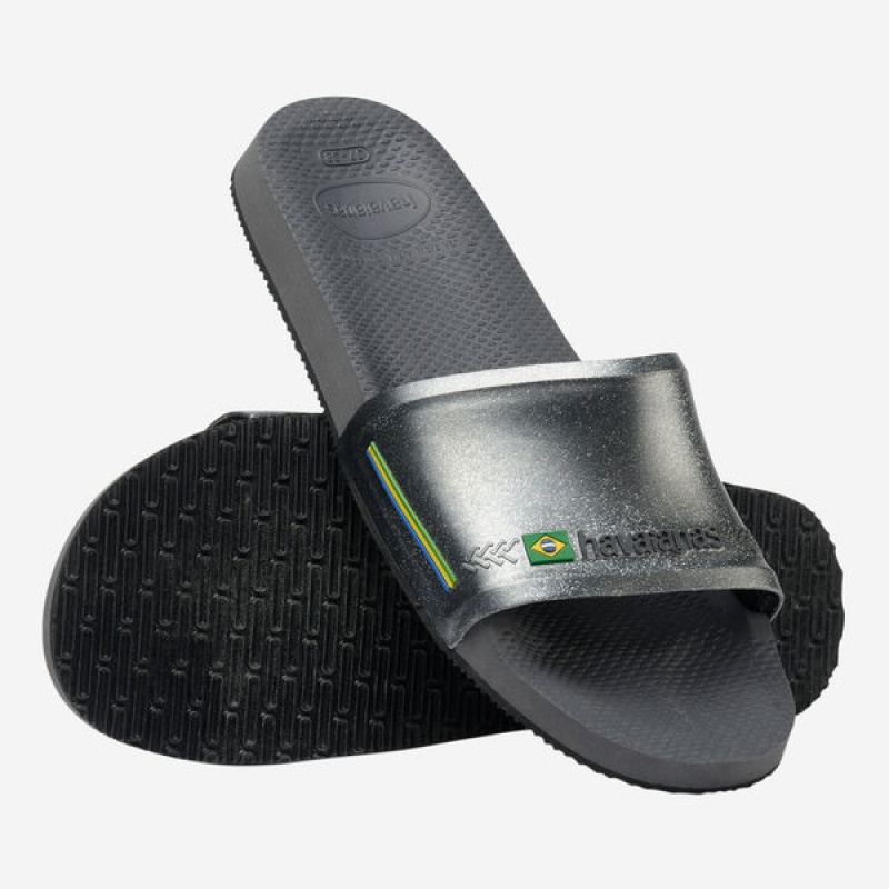 Havaianas Brasil 2021 Men's Slides | QJMXGC-608