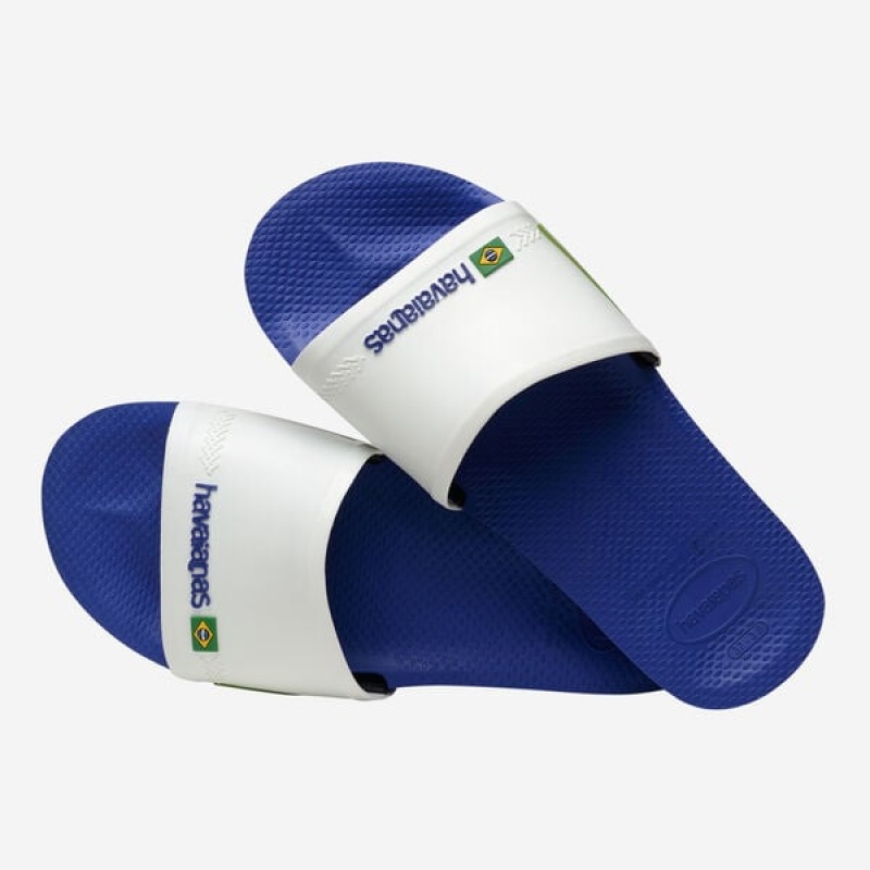 Havaianas Brasil 2021 Men's Slides | SKEQRY-806