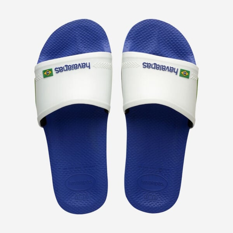 Havaianas Brasil 2021 Men\'s Slides | SKEQRY-806