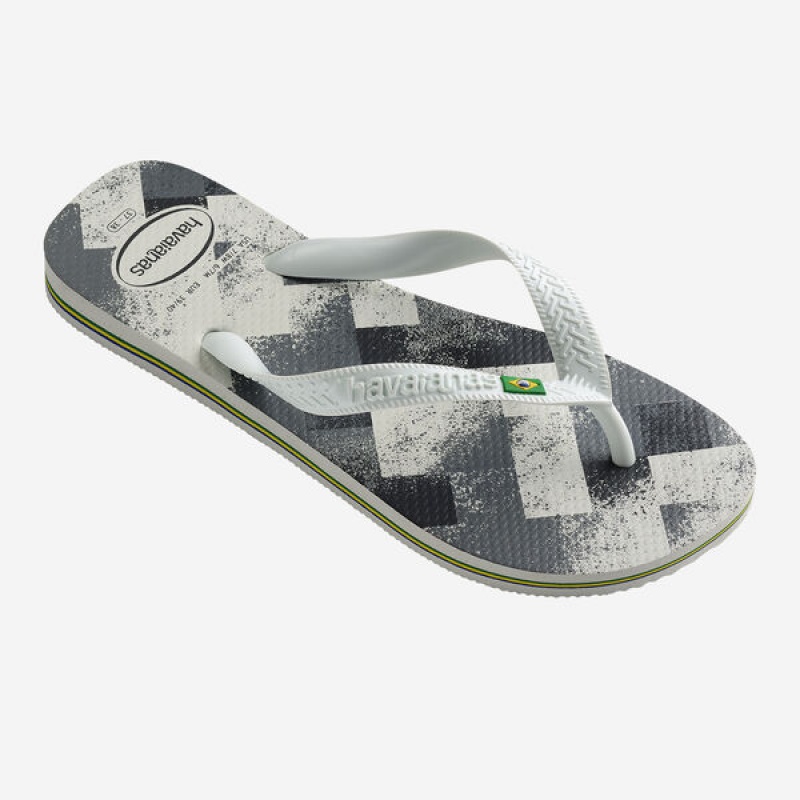 Havaianas Brasil Fresh Men's Flip Flops | ELQKMX-946