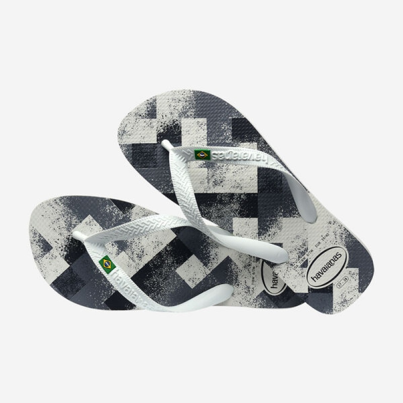 Havaianas Brasil Fresh Men's Flip Flops | ELQKMX-946