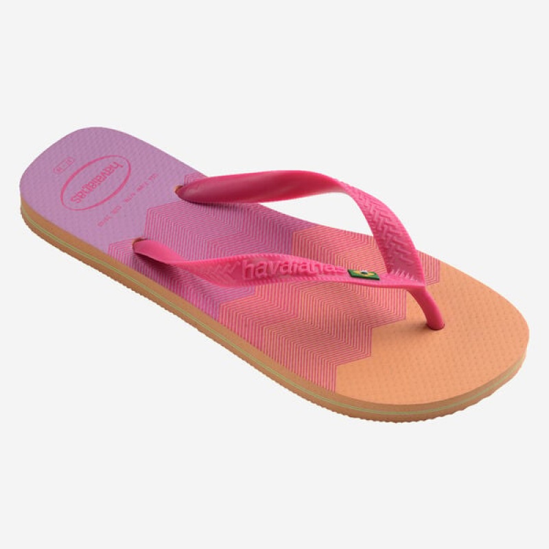 Havaianas Brasil Fresh Men's Flip Flops | HQMFEZ-468