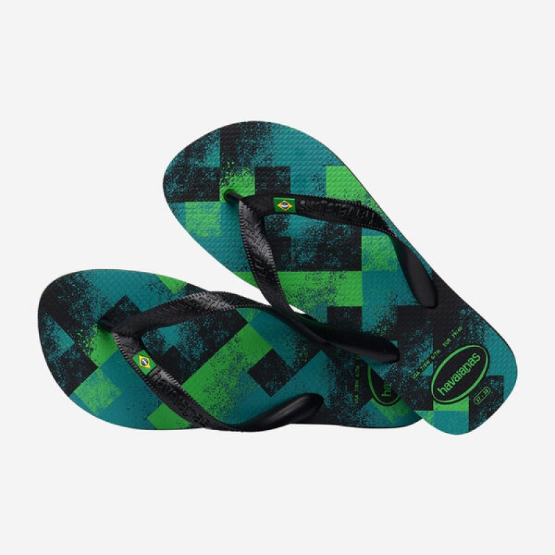 Havaianas Brasil Fresh Men's Flip Flops | TDAMFW-978