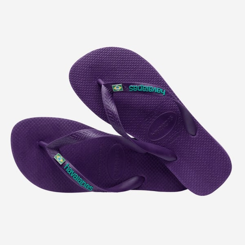 Havaianas Brasil Layers Men's Flip Flops | ETVQAP-708