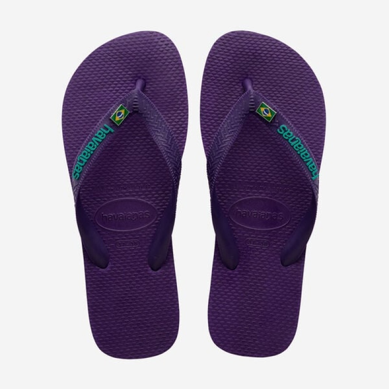 Havaianas Brasil Layers Men\'s Flip Flops | ETVQAP-708