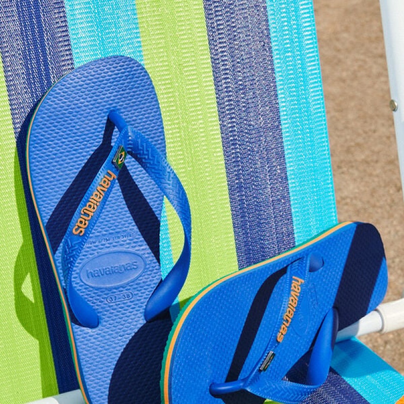 Havaianas Brasil Layers Men's Flip Flops | SXPKOZ-960