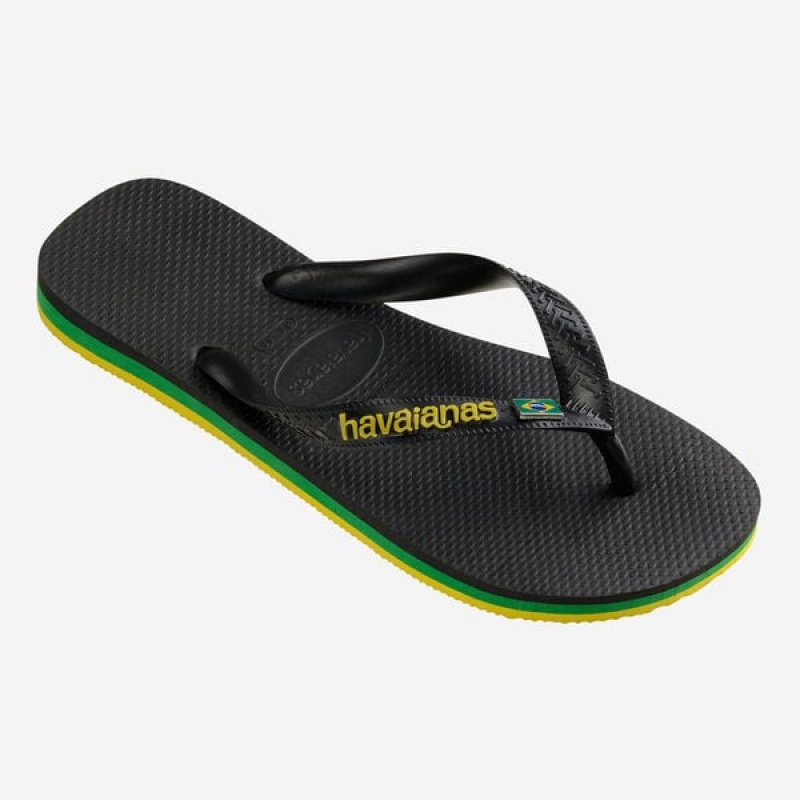 Havaianas Brasil Layers Men's Flip Flops | JLEYGA-796