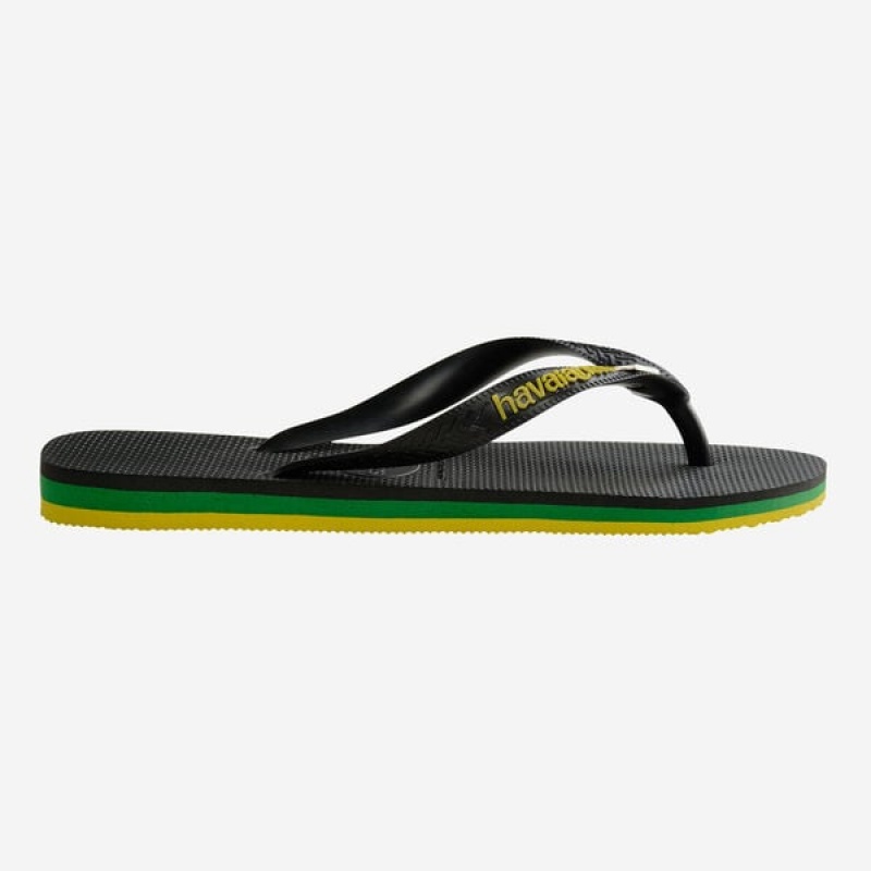 Havaianas Brasil Layers Men's Flip Flops | JLEYGA-796