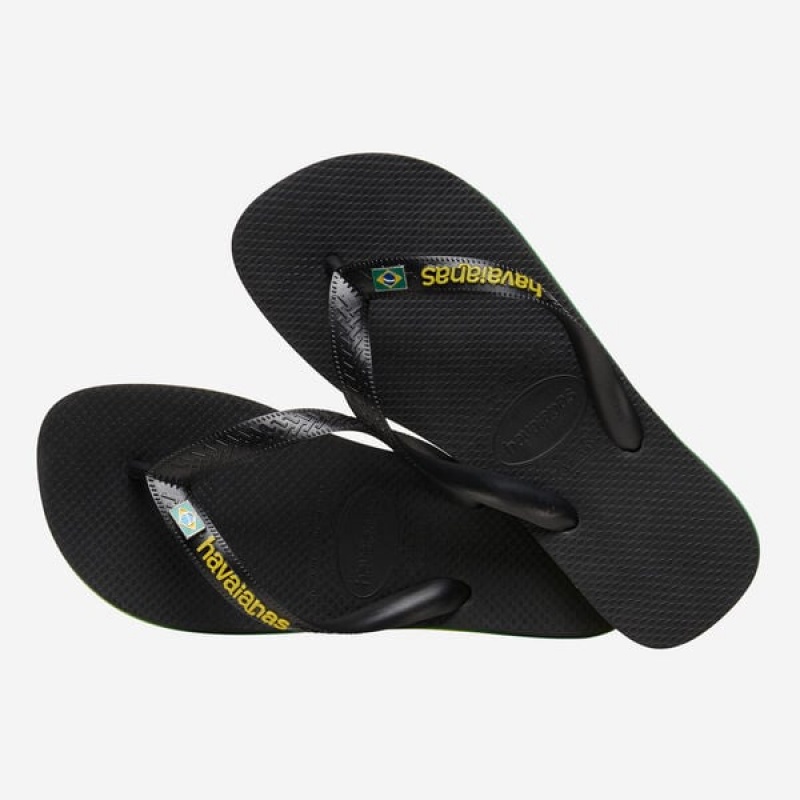 Havaianas Brasil Layers Men's Flip Flops | JLEYGA-796