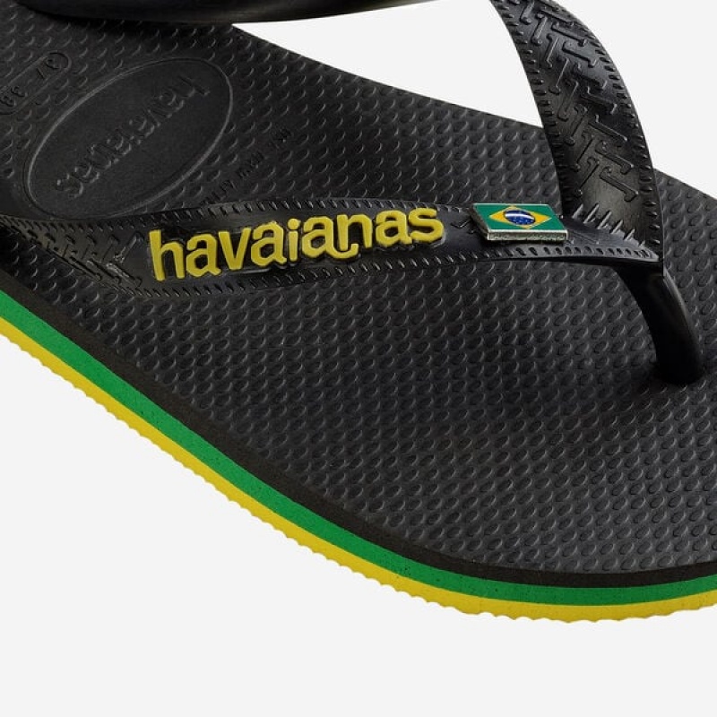 Havaianas Brasil Layers Men's Flip Flops | JLEYGA-796