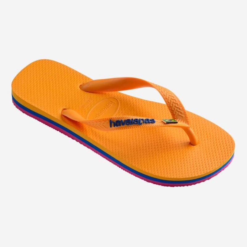 Havaianas Brasil Layers Women's Flip Flops | WZJAIM-847