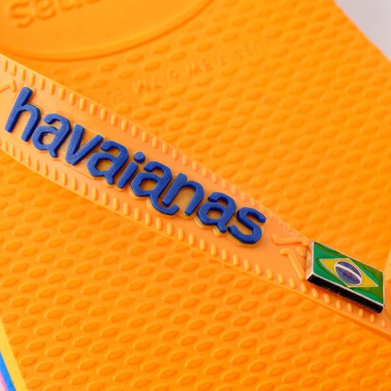 Havaianas Brasil Layers Women's Flip Flops | WZJAIM-847