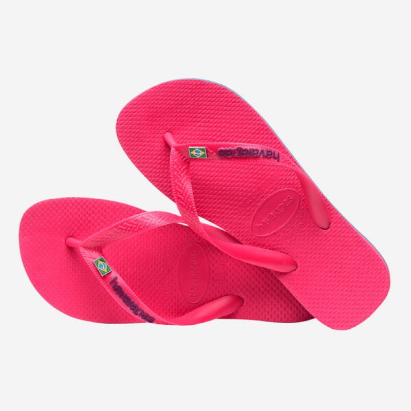 Havaianas Brasil Layers Women's Flip Flops | QFBYHI-705