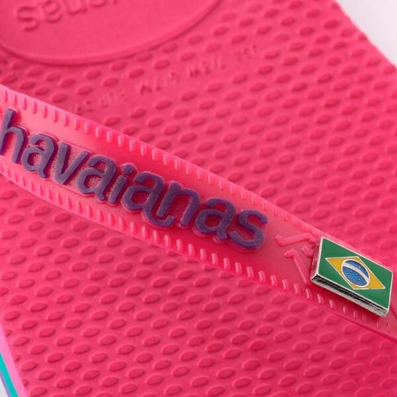 Havaianas Brasil Layers Women's Flip Flops | QFBYHI-705