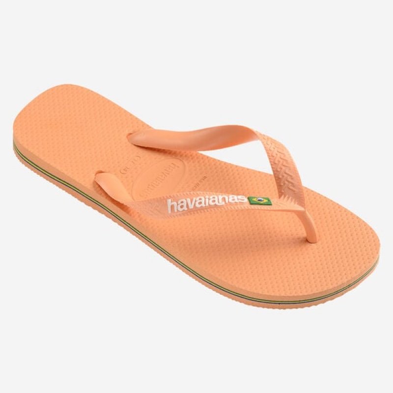 Havaianas Brasil Logo Men's Flip Flops | GIZLED-420