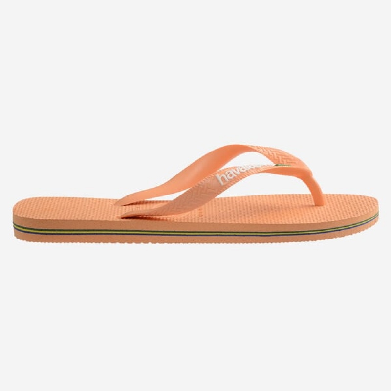 Havaianas Brasil Logo Men's Flip Flops | GIZLED-420